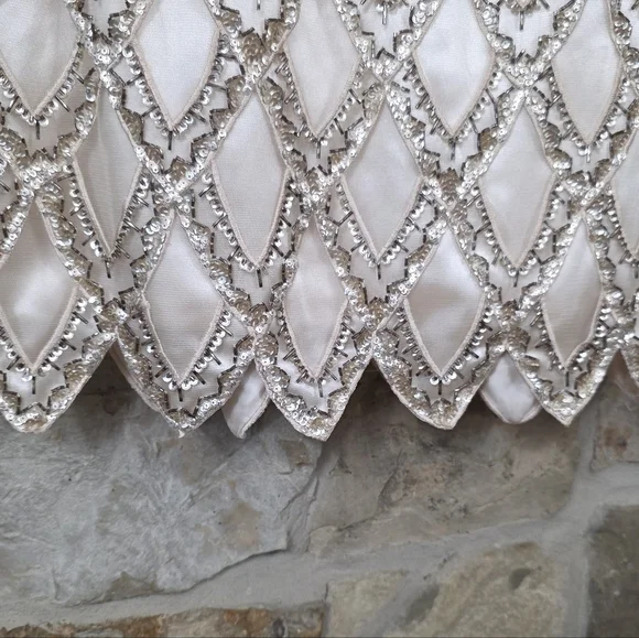 Sue Wong Beaded Embellished Pleated Dress